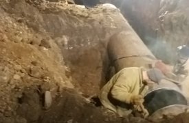 В Туле на Красноармейском проспекте полностью завершились работы по ликвидации прорыва трубопровода