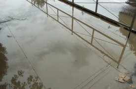 В Чернском районе обнаружили разлив сточных вод около жилых домов