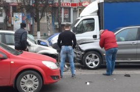 В Туле на ул. Октябрьской столкнулись 