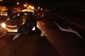 В Тульской области водитель иномарки насмерть сбил перебегающего трассу пешехода