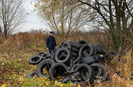 Под Новомосковском ликвидированы две несанкционированные свалки