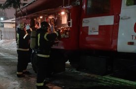 В пожаре на улице Металлургов в Туле есть пострадавший