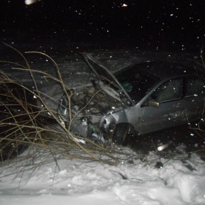 Нетрезвый водитель улетел в кювет в Тульской области