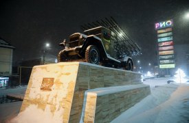 В Туле возле памятника «Катюше» установили подсветку