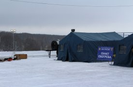 В Туле на дорогах М-2 «Крым» и М-4 «Дон» работают мобильные пункты обогрева
