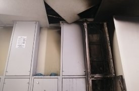 В Туле в Левобережном загорелась проводка: эвакуировали 40 человек