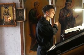 В исправительной колонии Тульской области заключенный прошел православный обряд крещения
