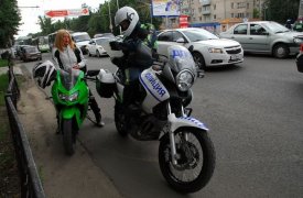 Несовершеннолетний нетрезвый лихач на мотоцикле задержан в Туле