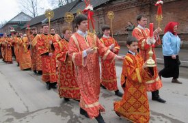 В Тульской области отменили пасхальный крестный ход