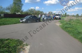 В Кимовском районе пьяный мотоциклист въехал в стоящую Kia