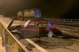Стали известны подробности ДТП с большегрузом на трассе М-2