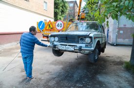 С тульских улиц эвакуируют брошенные хозяевами автомобили