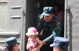 Более 450 беженцев с Украины прибыли на поезде в Тулу