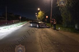 В Щекинском районе пьяный подросток-мотоциклист с пассажиром попали под «Волгу»