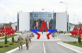 Мобильный коронавирусный госпиталь развернули в парке «Патриот» под Тулой военные из Алабино