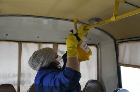 Как часто дезинфицируют транспорт в Туле