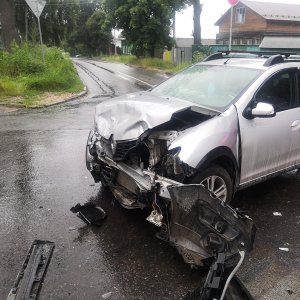 Renault и Kia столкнулись на улице Буденного в Туле: один человек госпитализирован