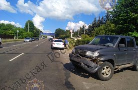 Пенсионер на УАЗе стал причиной ДТП с пострадавшим в Чернском районе