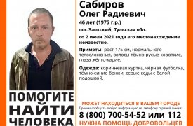 Пропавшего жителя поселка Заокский ищут в Тульской области