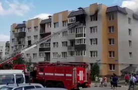 Пожар в Левобережном: из огня спасли 5 взрослых и одного ребенка