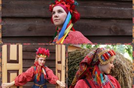 Повойник и «крашёные перья»: тулячки примерили традиционные головные уборы Тульской губернии