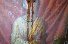 В храме в селе Урусово Веневского района замироточила икона Божией Матери «Знамение»