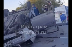 Три человека пострадали в ДТП с «перевертышем» под Тулой