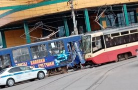 Прокуратура проверяет обстоятельства лобового столкновения трамваев в Туле: за рулем был стажер