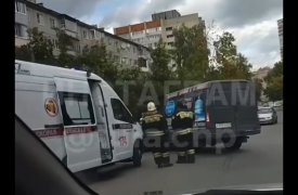 В Туле на улице Кауля в тройном ДТП пострадали три человека