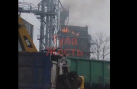 В Веневе загорелся бункер для сушки рапса на заводе по производству масла
