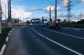 В Туле на улице Ложевой нетрезвый мотоциклист въехал в бетонный блок