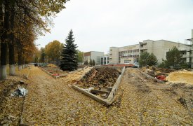 К концу октября завершится обустройство сквера 80-летия обороны Тулы
