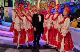 На «Поле чудес» народный танец исполнил коллектив «Детство» из Узловой
