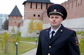 В Тульской области лучшим участковым региона стал Артём Гамов из Кимовского района