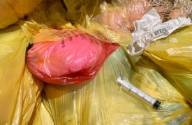 В Новомосковске сжигают медицинские отходы из Москвы