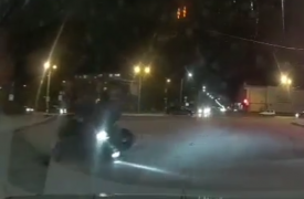 В Новомосковске квадроцикл не вписался в поворот и опрокинулся