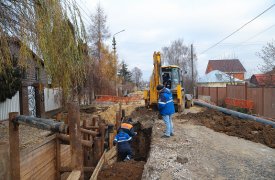 В Туле на улице Верхней Краснослободской установили новый коллектор взамен 58-летнего