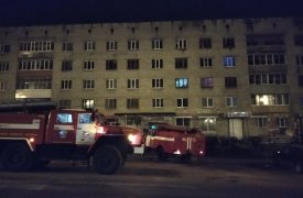 В Суворове пожарные эвакуировали 2 человек из горящего дома