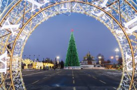 1 декабря Тулу осветили праздничные огни новогодней иллюминации