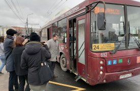 В тульских автобусах тестируют возможность оплаты проезда через валидаторы