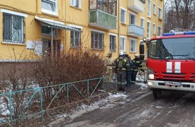 Из пожара на улице Станиславского в Туле эвакуировали 12 человек