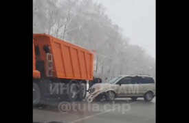В Веневском районе произошло два ДТП в 200 метрах друг от друга