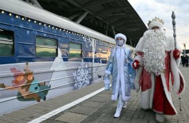 Завтра, 4 января, в Тулу прибудет поезд Деда Мороза