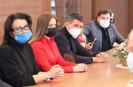 Тульские журналисты в День российской печати встретились с Николаем Воробьевым