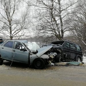 В Большой Туле в лобовом столкновениидвух автомобилей погиб водитель ВАЗа
