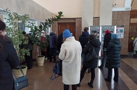 Туляки выстраиваются в огромные очереди на экспресс-тестирование на коронавирус