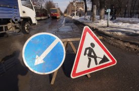 На Московском путепроводе в Туле на время реконструкции организуют реверсивное движение