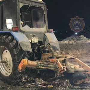 В Туле на улице Рязанской пьяный автомобилист врезался в трактор «БЕЛАРУС»: пострадали двое