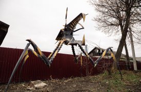 Металлический арахнид из Богородицка вошел в онлайн-энциклопедию необычных арт-объектов России