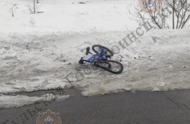 В Куркинском районе автомобиль сбил 9-летнего велосипедиста6 ребенок в больнице